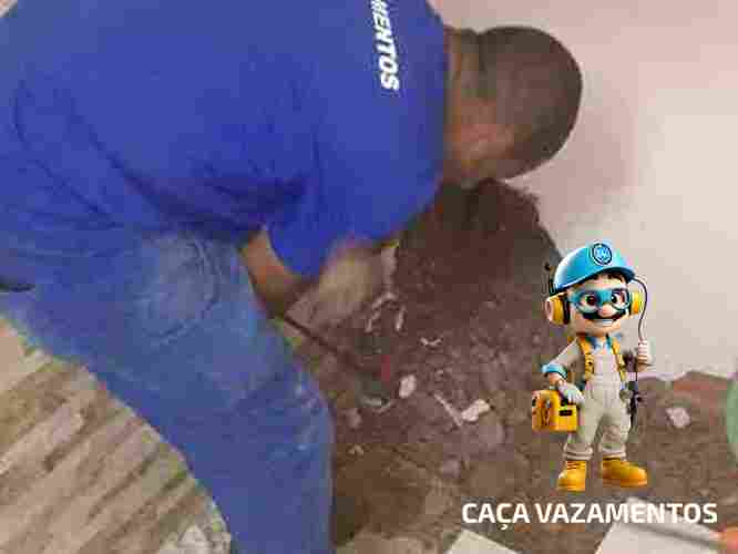 Caça vazamento profissional 24h
