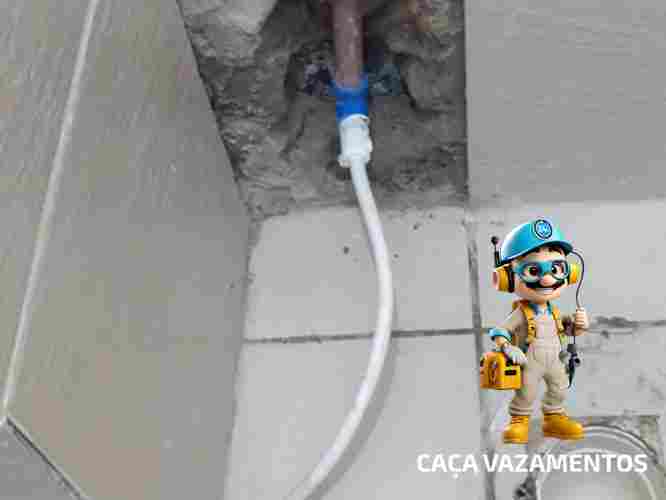Manutenção de vazamento de água Sabesp
