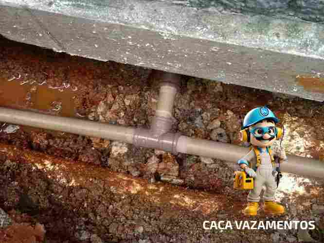 Identificação profissional de vazamento de água na Zona Oeste